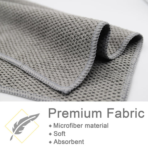 Cnyobvi microfiber cloths for espresso cleaning glide softly over delicate surfaces.