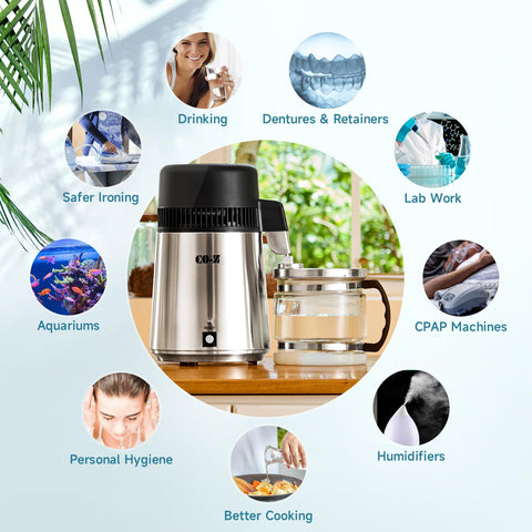 CO-Z cleaning powder included helps remove sediment buildup.
