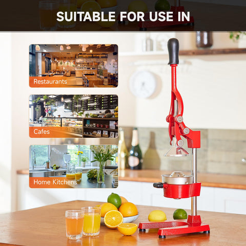 CO-Z red ergonomic handle ensures comfortable squeezing during use