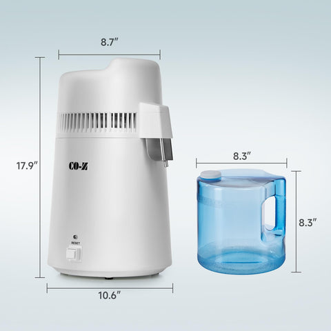 CO-Z distiller upgraded appearance details for a modern kitchen look