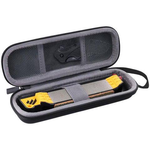 co2crea hard travel case exterior shows rugged protection for your Work Sharp guided sharpener