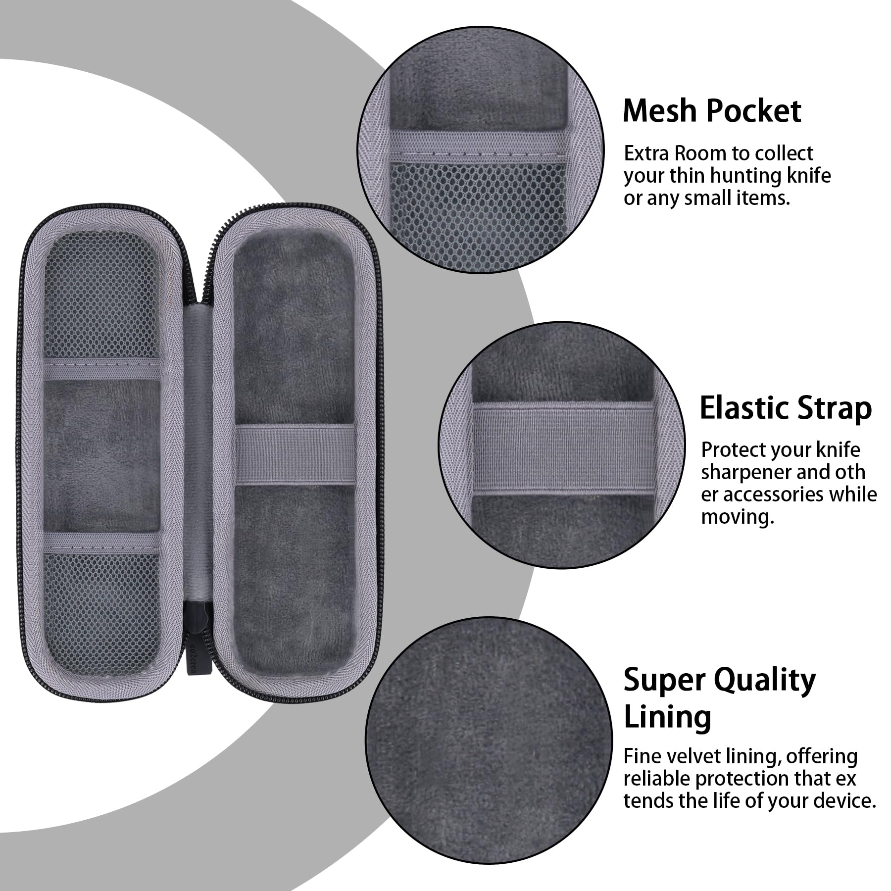 co2crea hard travel case water dust proof shell protects equipment in harsh conditions