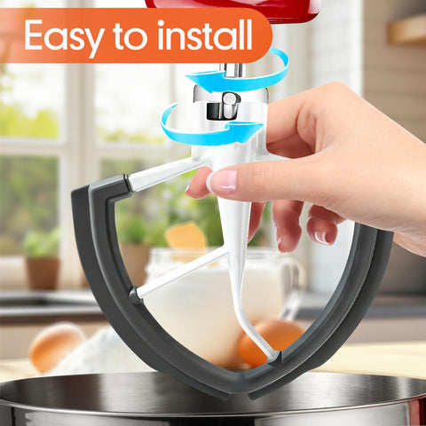 COADOW dishwasher-safe beater simplifies cleanup after baking sessions.
