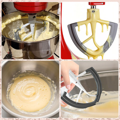 COADOW nonstick coating with silicone edge eases residue removal after mixing.