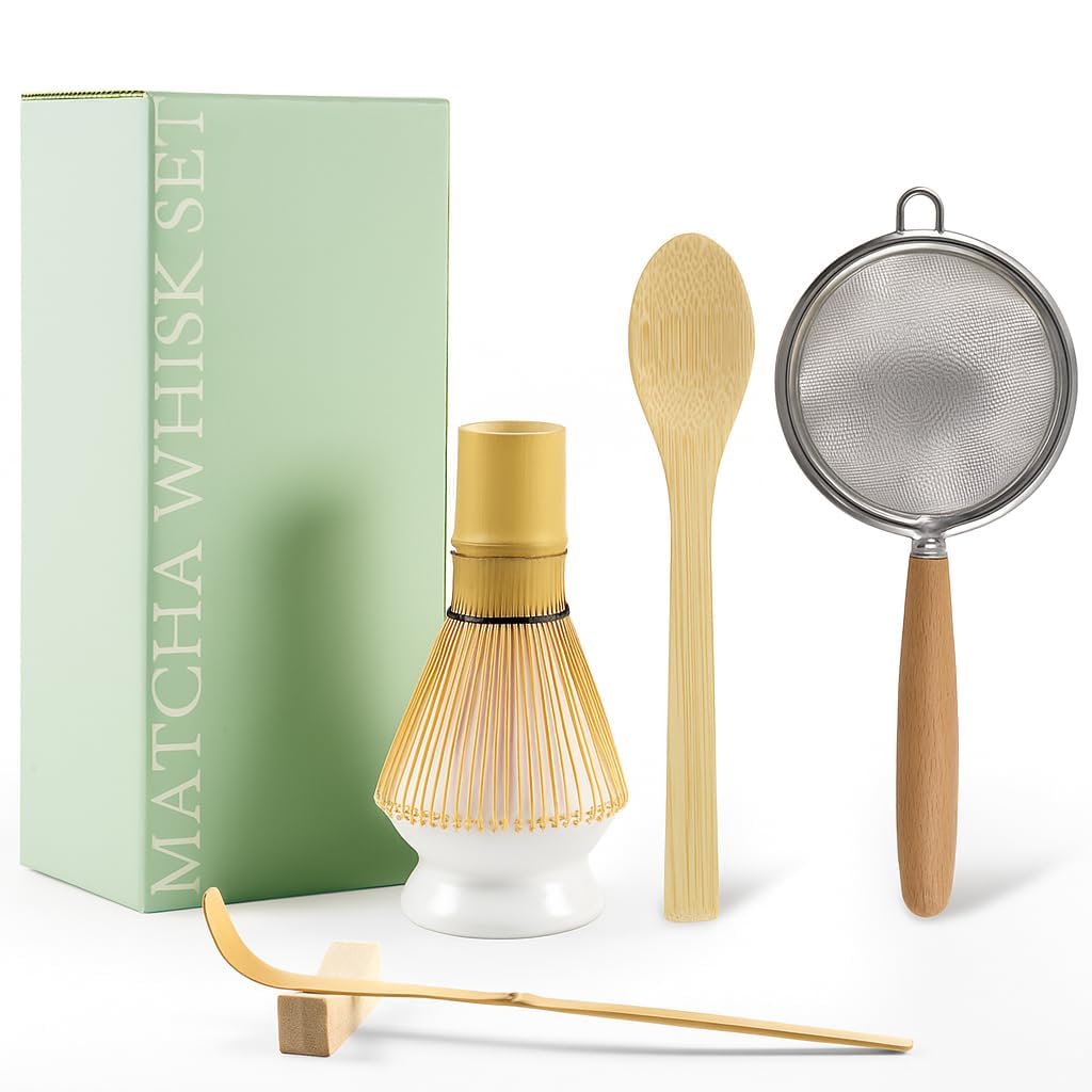 Coanto Ceramic Holder base stabilizes the whisk while drying