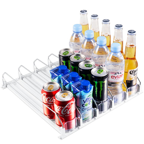 Coanto installed in a kitchen fridge shows organized space and accessible drinks.