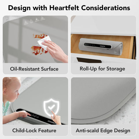 Coanto easy clean wipe surface simplifies after use