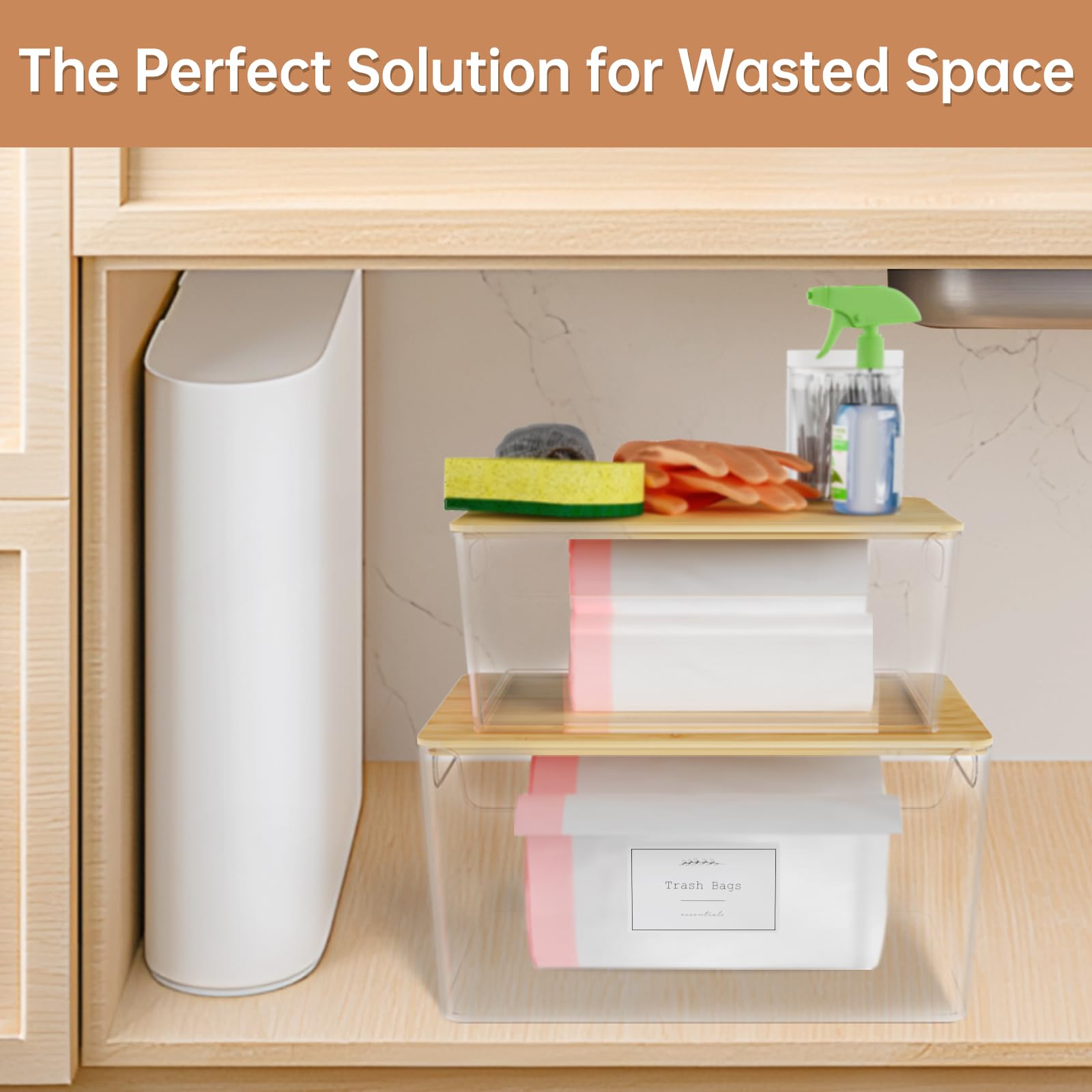 COAZEX kitchen pantry setup demonstrating versatile organization.