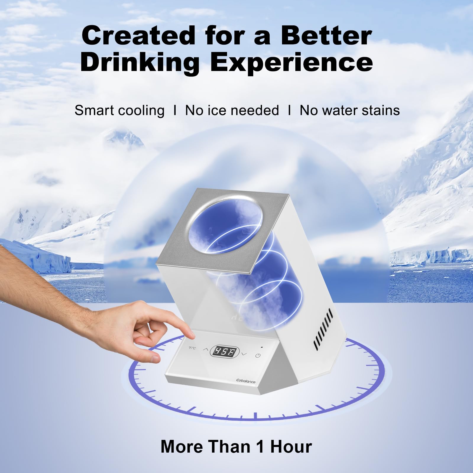 Cobalance chiller ideal for poolside gatherings and al fresco entertaining.
