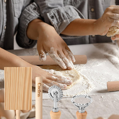 Cocfrss dough scraper speeds prep and clean cuts.