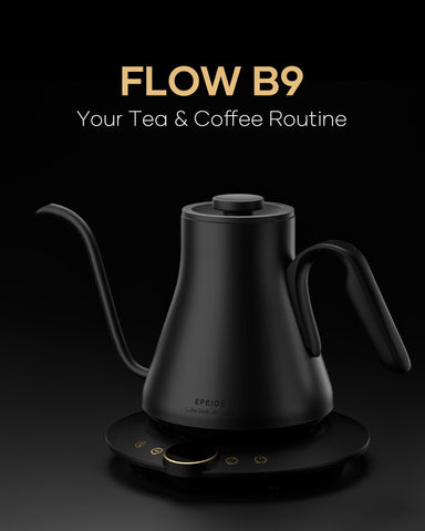 Cocinare FLOW B9 precision temp display aids accurate brewing temperatures.