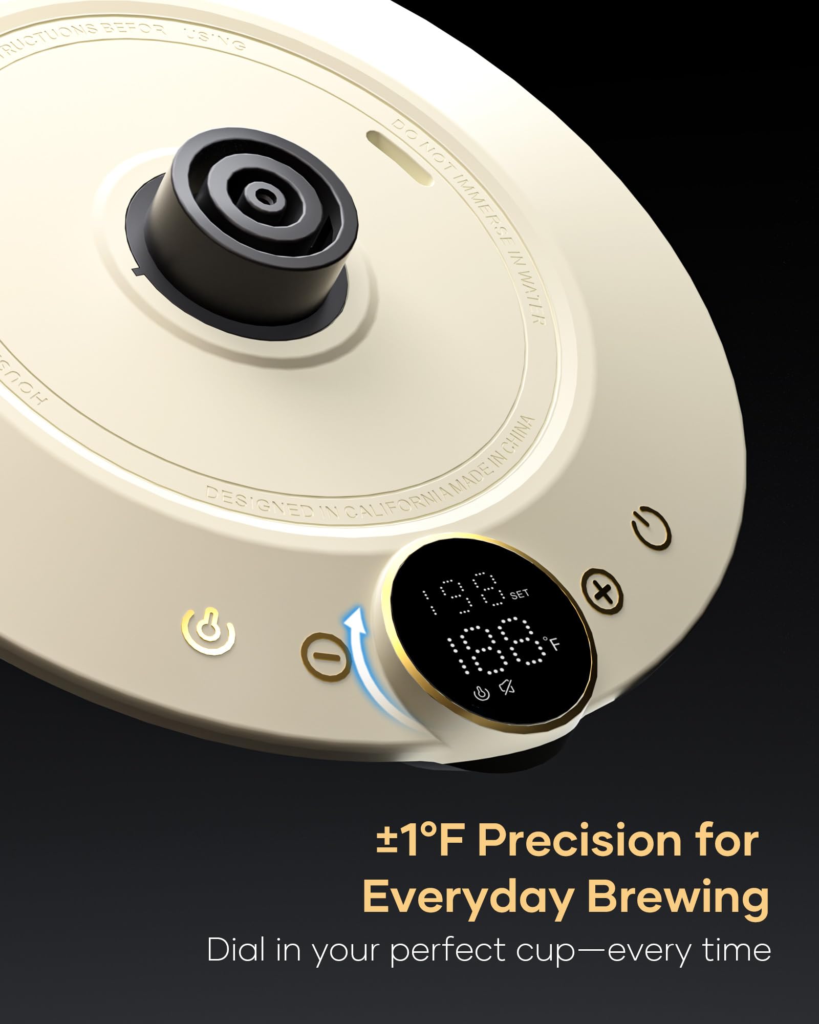 Cocinare Flow B9 stainless interior detail ensures pure tasting results