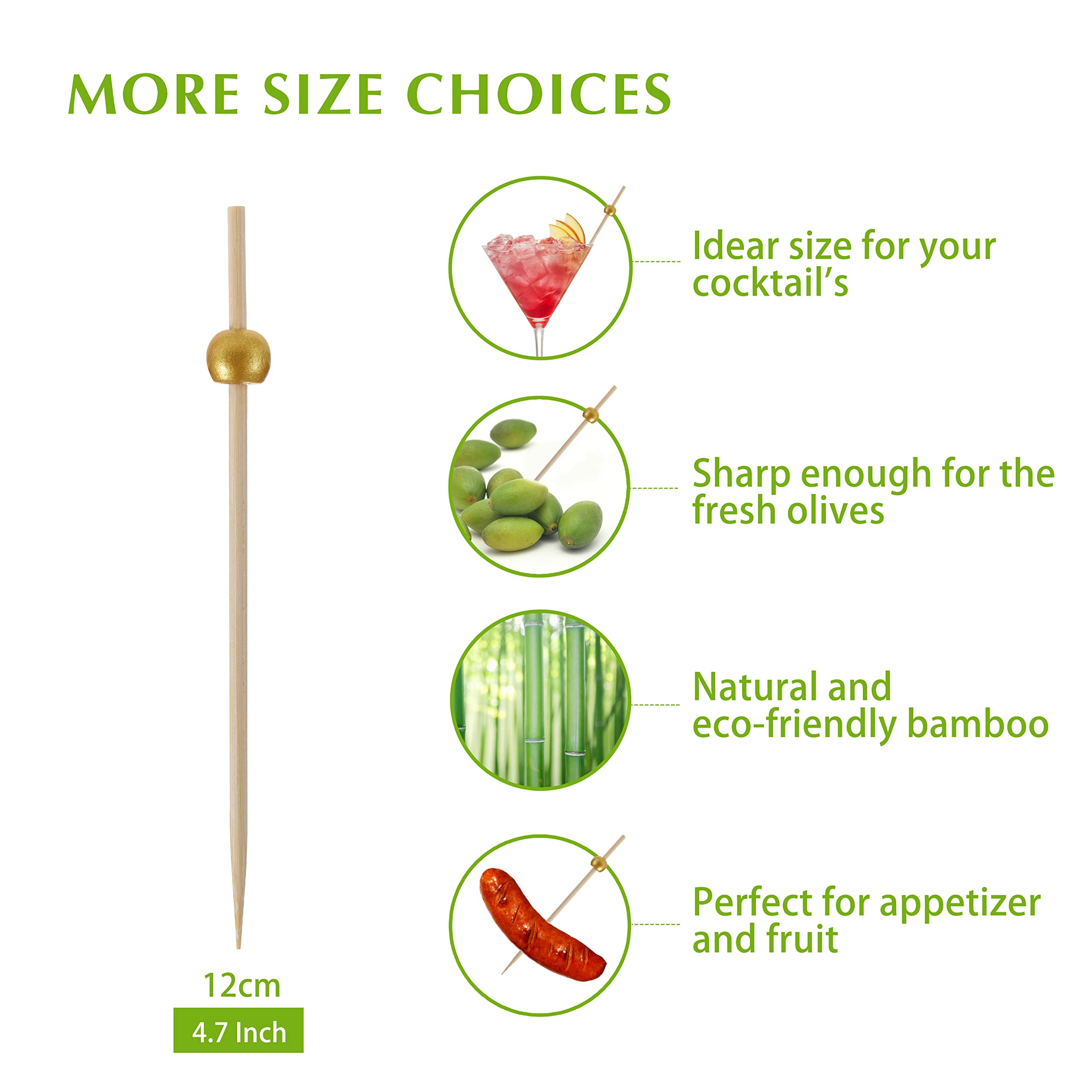 CockStixs charcuterie toothpicks keep bite-size goods neatly arranged