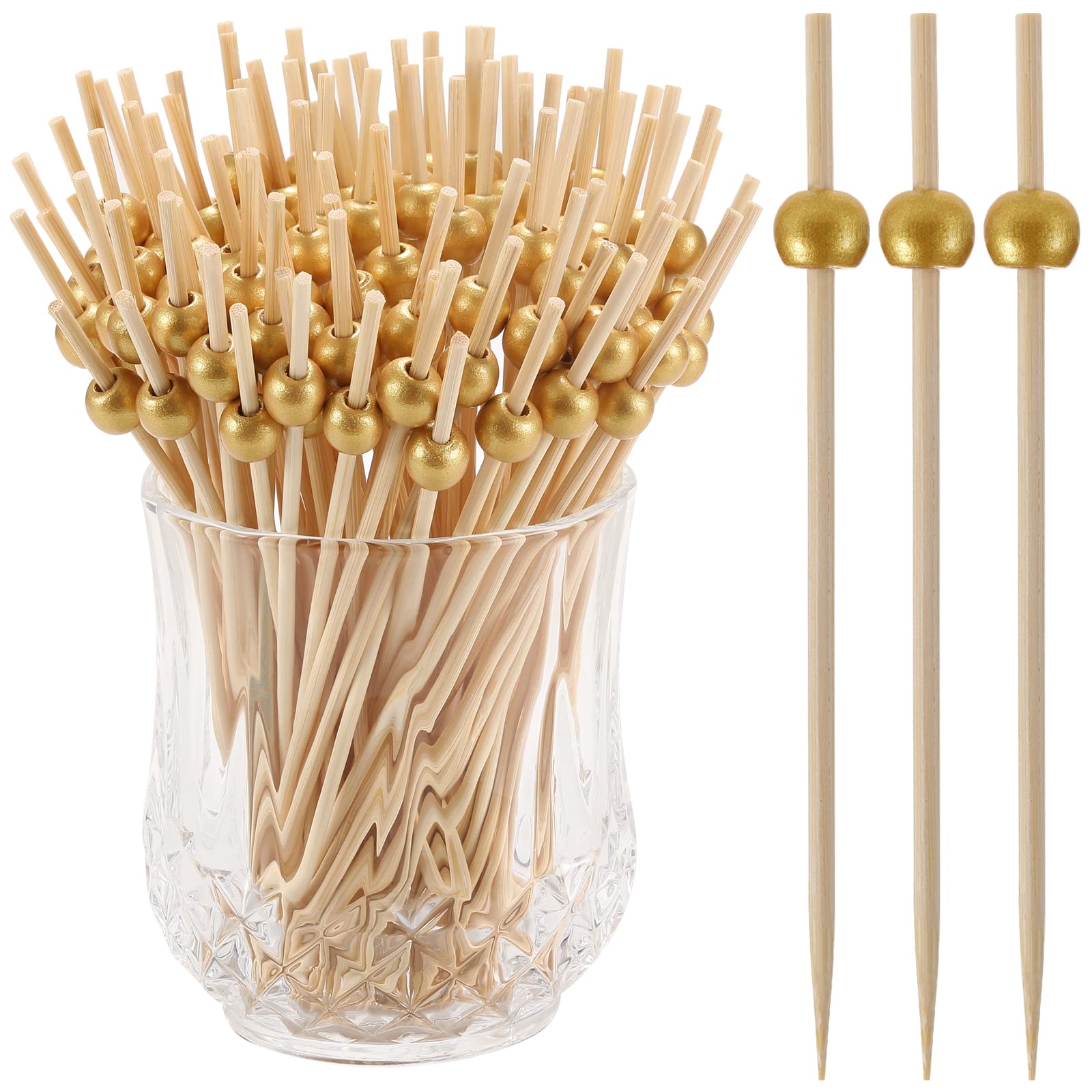 CockStixs elegant gold picks elevate table styling for parties and events.