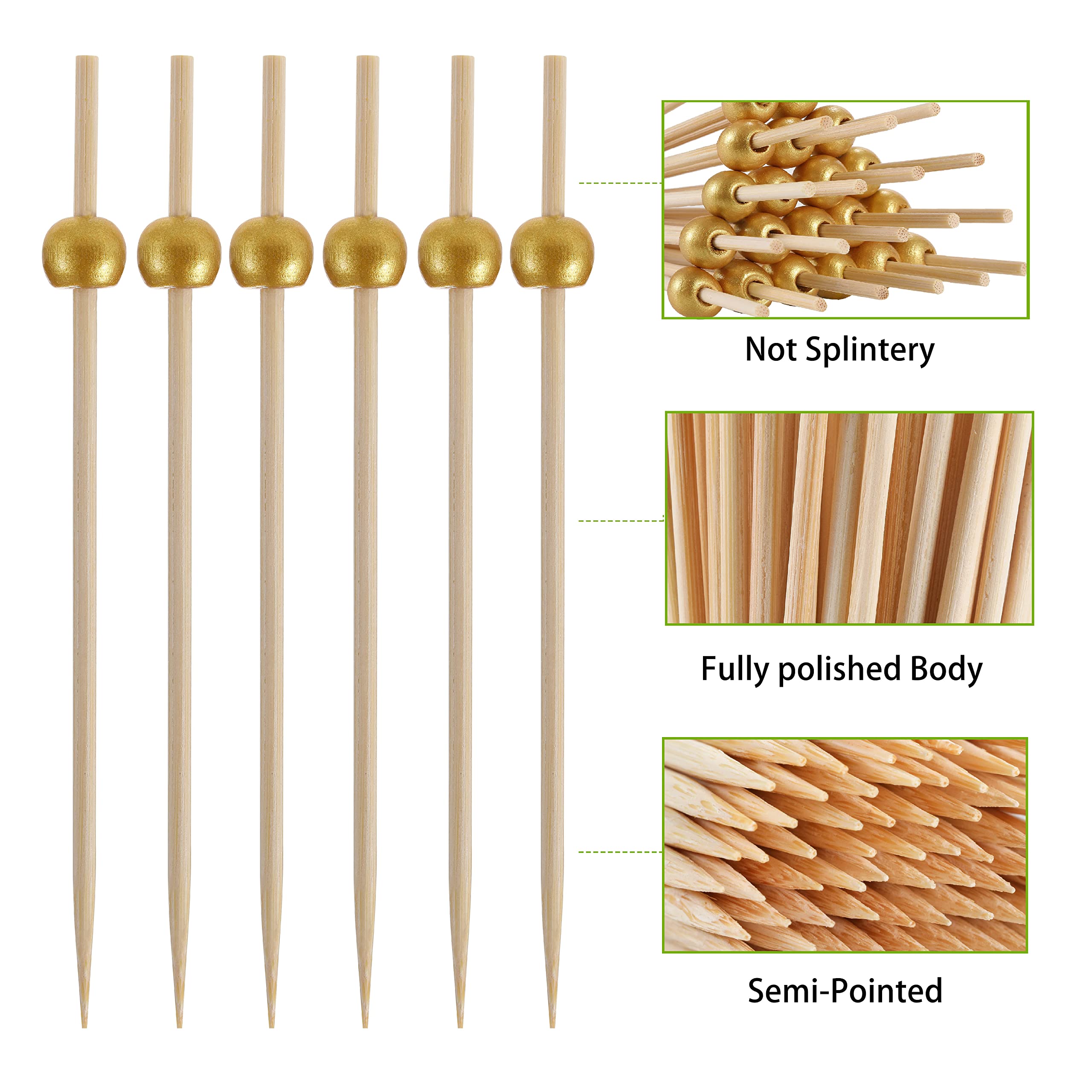 CockStixs food presentation picks help keep bites together while looking polished.