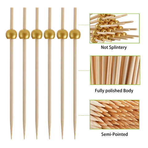 CockStixs food presentation picks help keep bites together while looking polished.