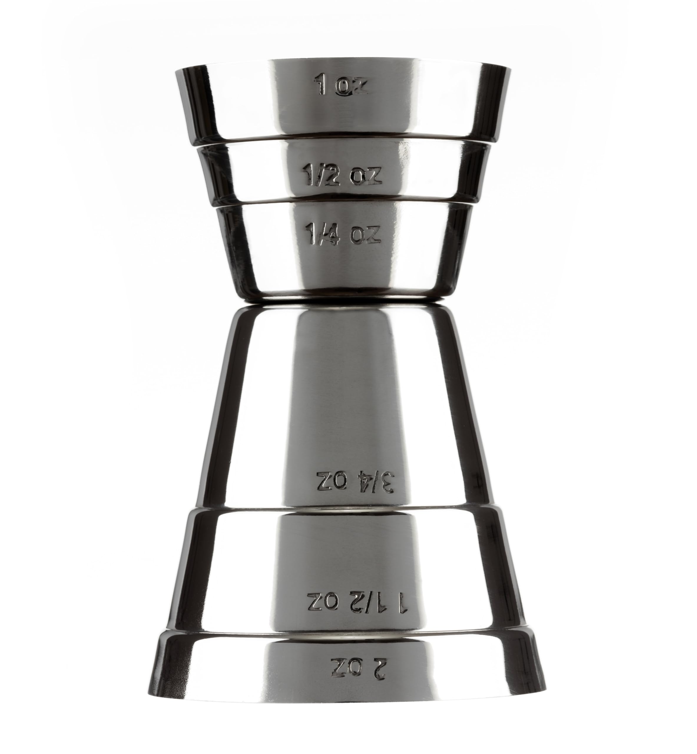 Cocktail Farmer US Standard Jigger with stepped sides for precise pours