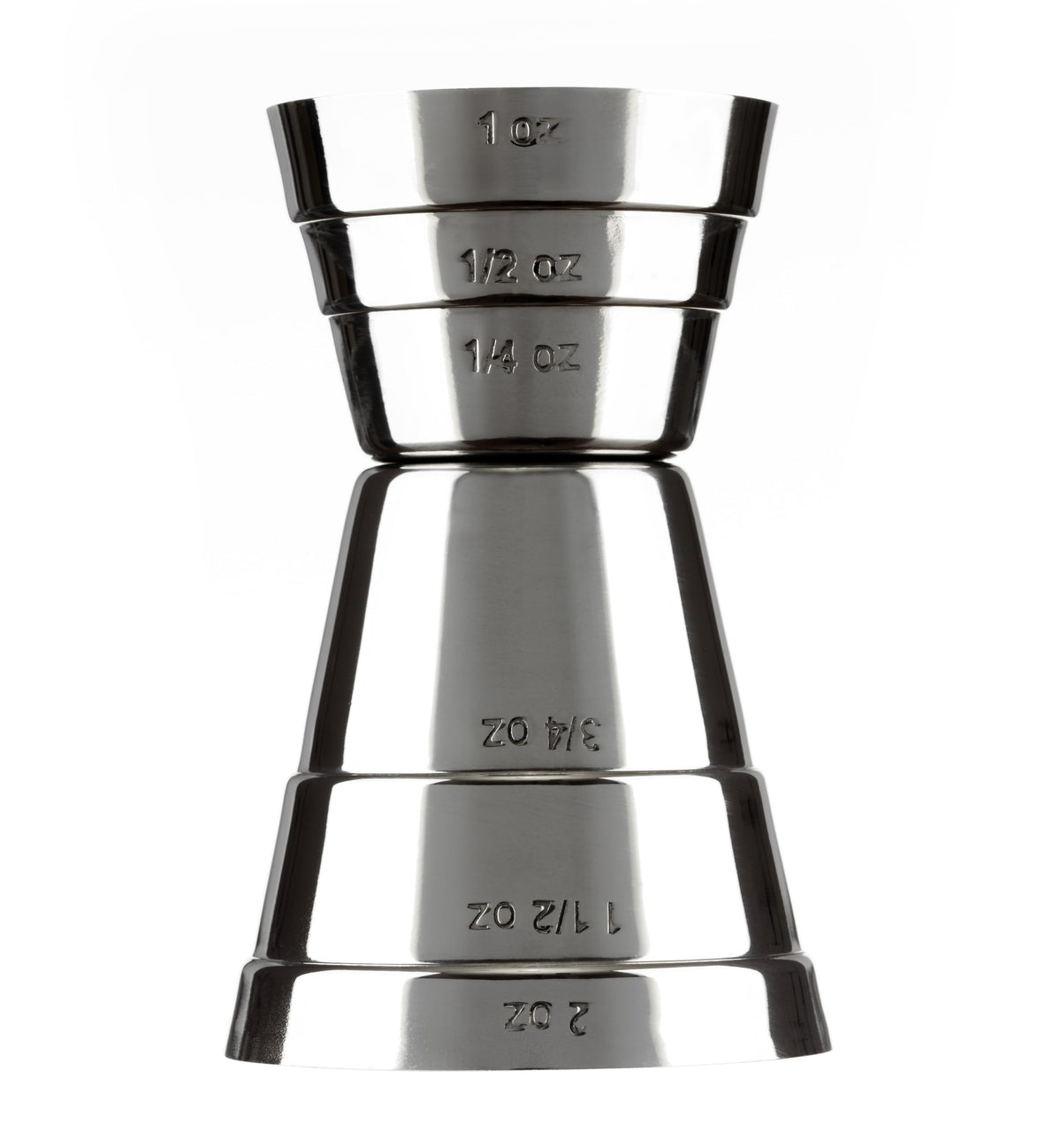 Cocktail Farmer US Standard Jigger with stepped sides for precise pours