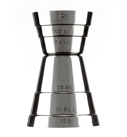 Cocktail Farmer US Standard Jigger with stepped sides for precise pours