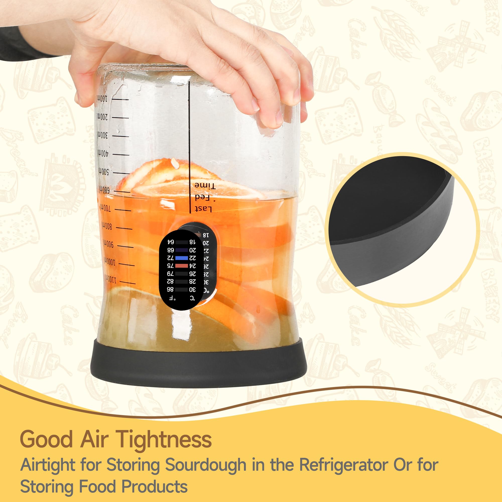 Coco Bird Pro Sourdough Loofah aids easy cleanup after baking.