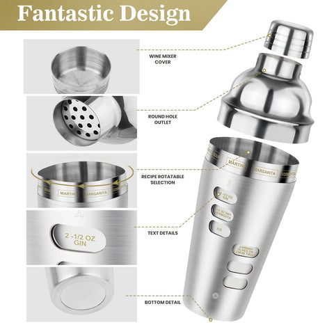 Cocosun double-bottom shaker design keeps hands warm and prevents spills