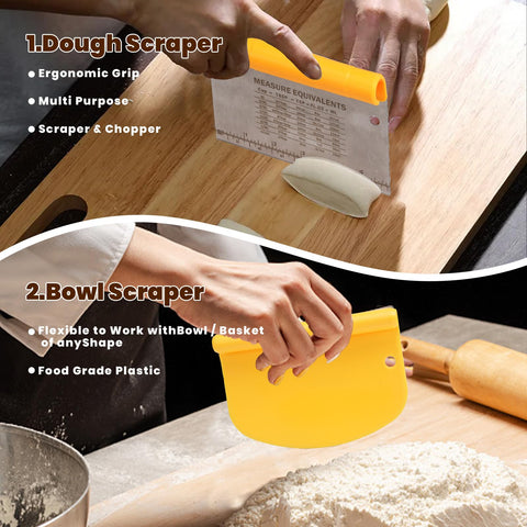 CODOGOY linen liner for oval basket eases dough removal and cleanup.