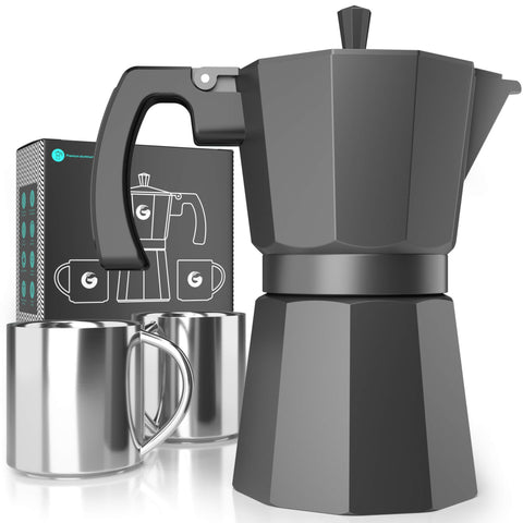 Coffee Gator Moka Pot base water compartment shows the heating chamber for quick espresso rituals.