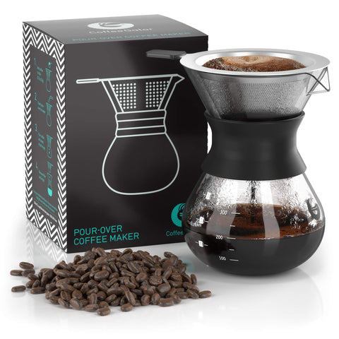 Coffee Gator pour-over dripper compact for quick, on-the-go brewing.