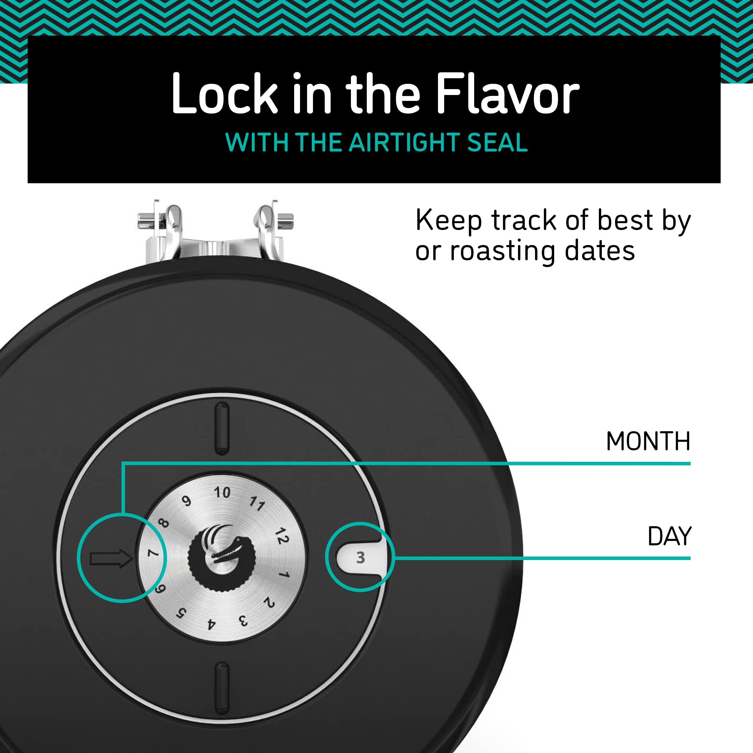 Coffee Gator stainless steel body resists dents and looks sleek.