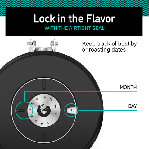 Coffee Gator stainless steel body resists dents and looks sleek.