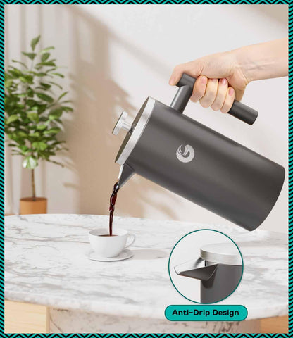 Coffee Gator travel jar canister for compact coffee storage on the go.