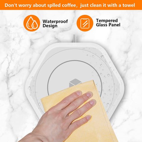 Coffee Mug Warmer maintains 131°F for steady sipping