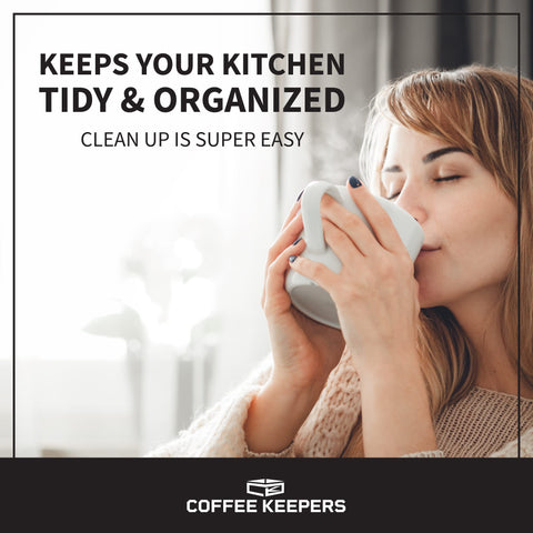 COFFEEKEEPERS space-saving solution for counter alternatives