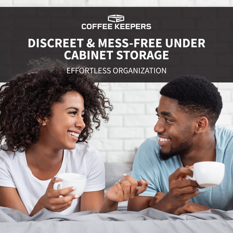 COFFEEKEEPERS Keurig pod organizer keeps pods within reach