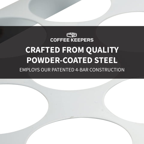 COFFEEKEEPERS minimalist coffee station solution for small spaces.