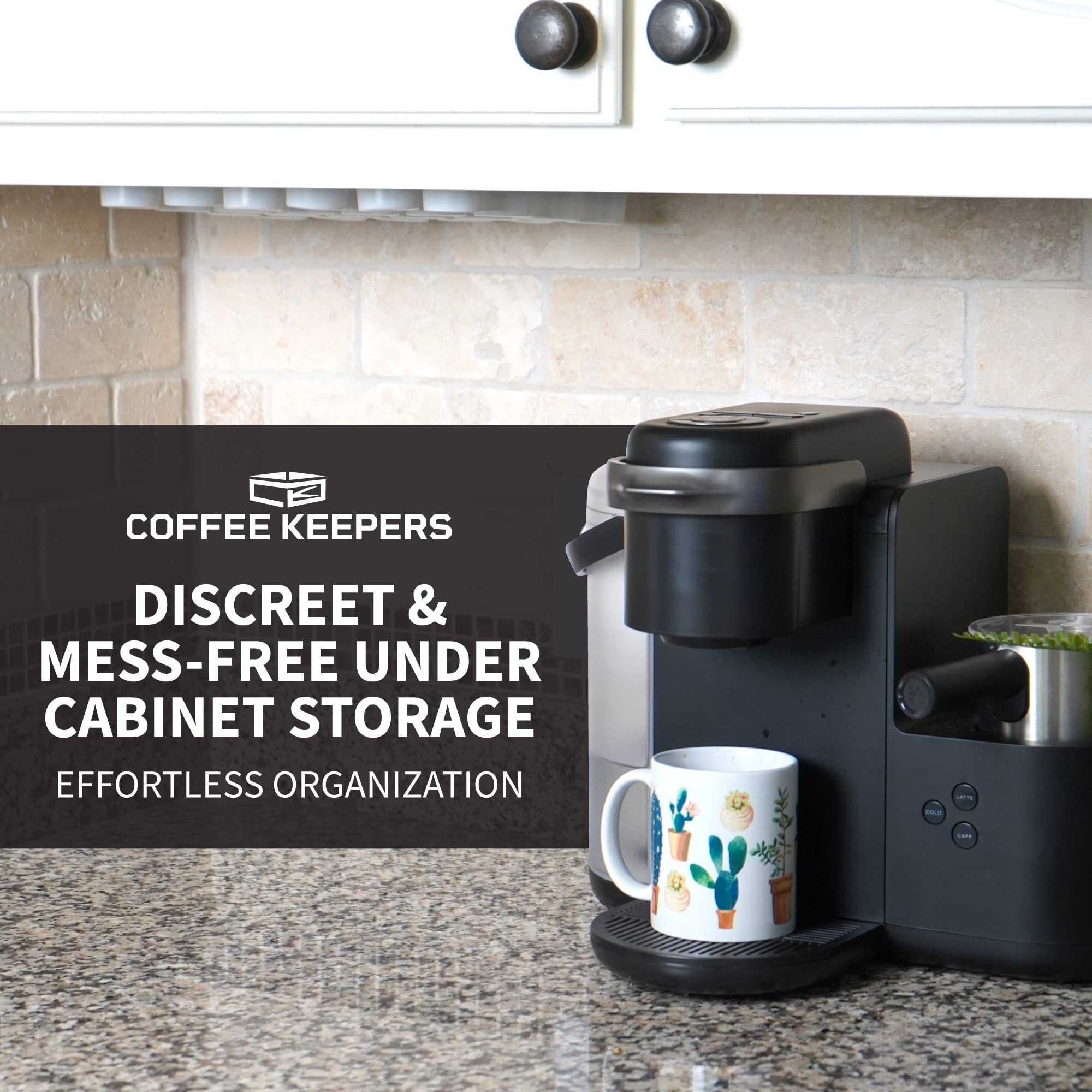 COFFEEKEEPERS steel pod storage offers durable organization for pods