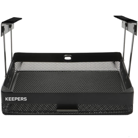 COFFEEKEEPERS under-desk drawer in black with compact slim profile for quick access
