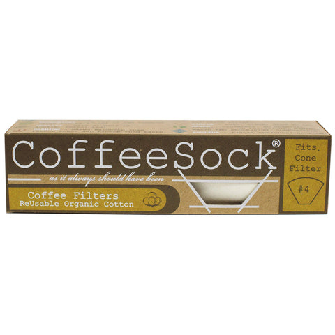 CoffeeSock brew-friendly cotton filter supports consistent extraction