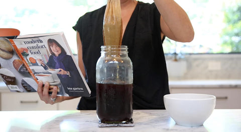 CoffeeSock with mason jar enables easy at-home cold brew setup