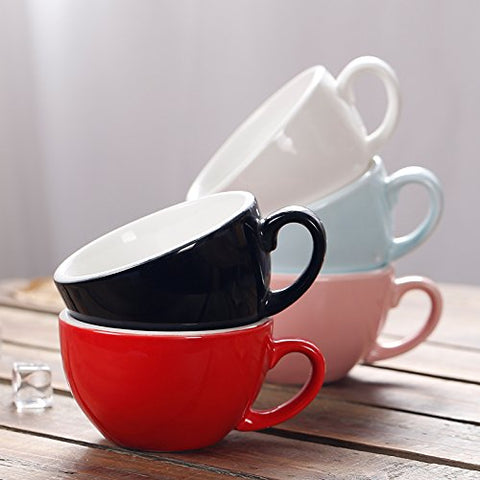 Coffeezone cappuccino saucer in glossy light blue for elevated service.