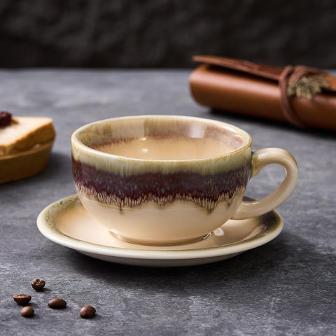 Coffeezone professional cup shape supports smooth latte art pours