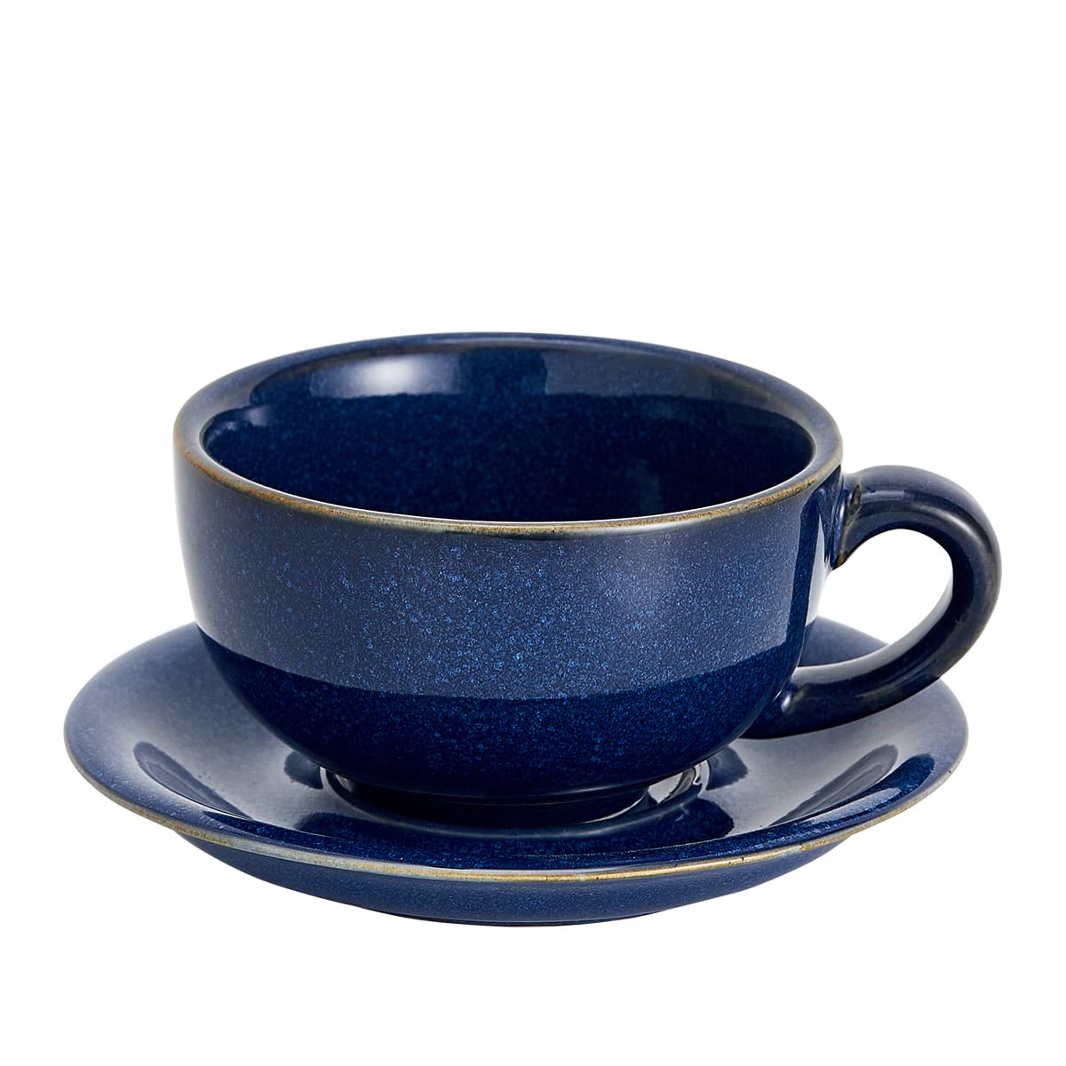 Coffeezone vintage design 12oz ceramic latte art cup, ideal for latte art practice.