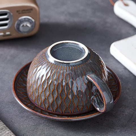 Coffeezone Vintage Design thick body helps maintain warmth during sipping