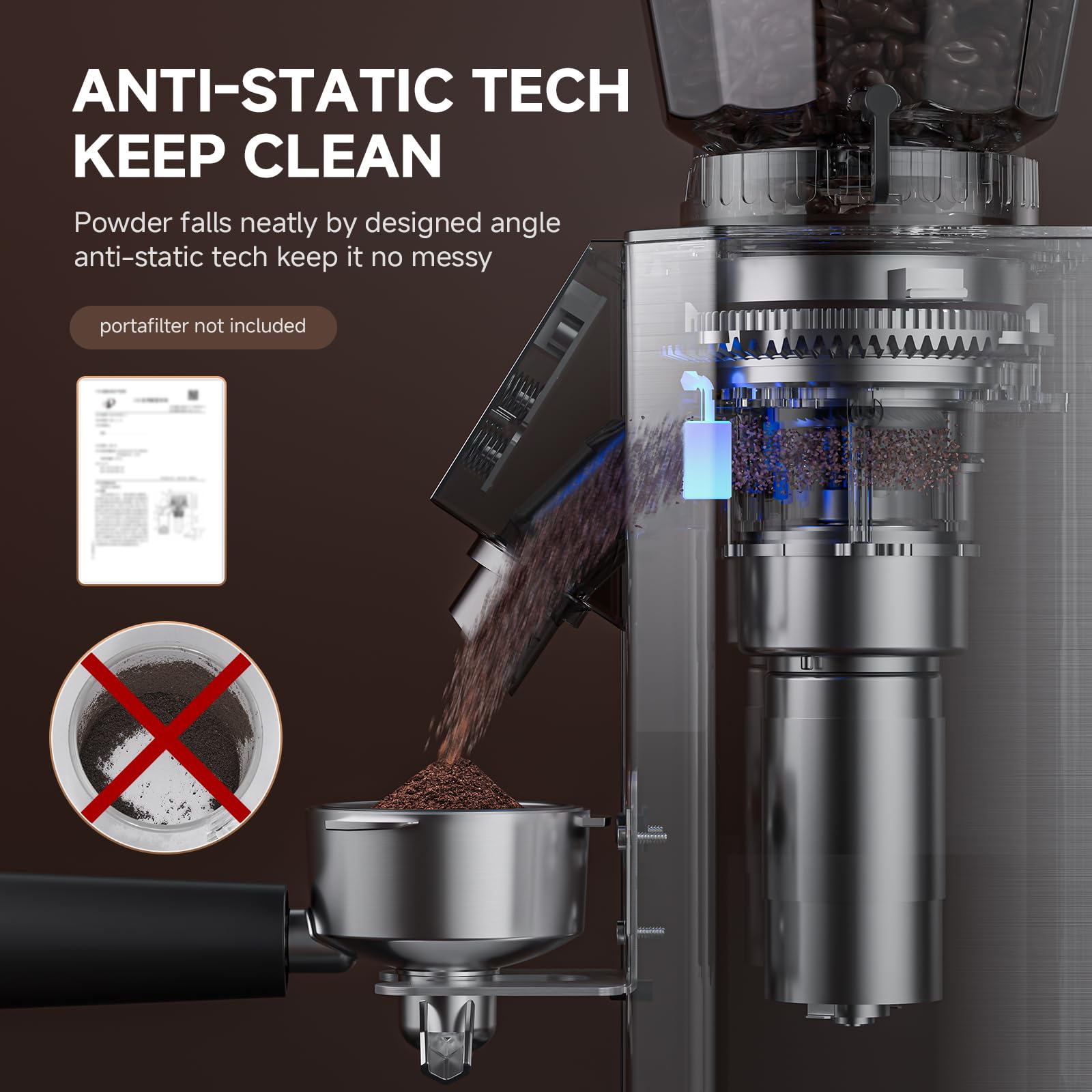 COFIBREWS 45 grind settings cover espresso to French press