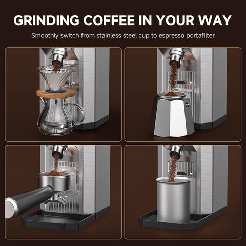 COFIBREWS low-speed operation preserves coffee oils and aroma