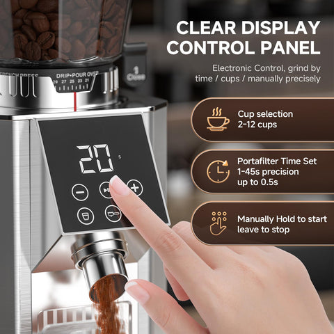 COFIBREWS removable parts facilitate easy cleaning after grinding