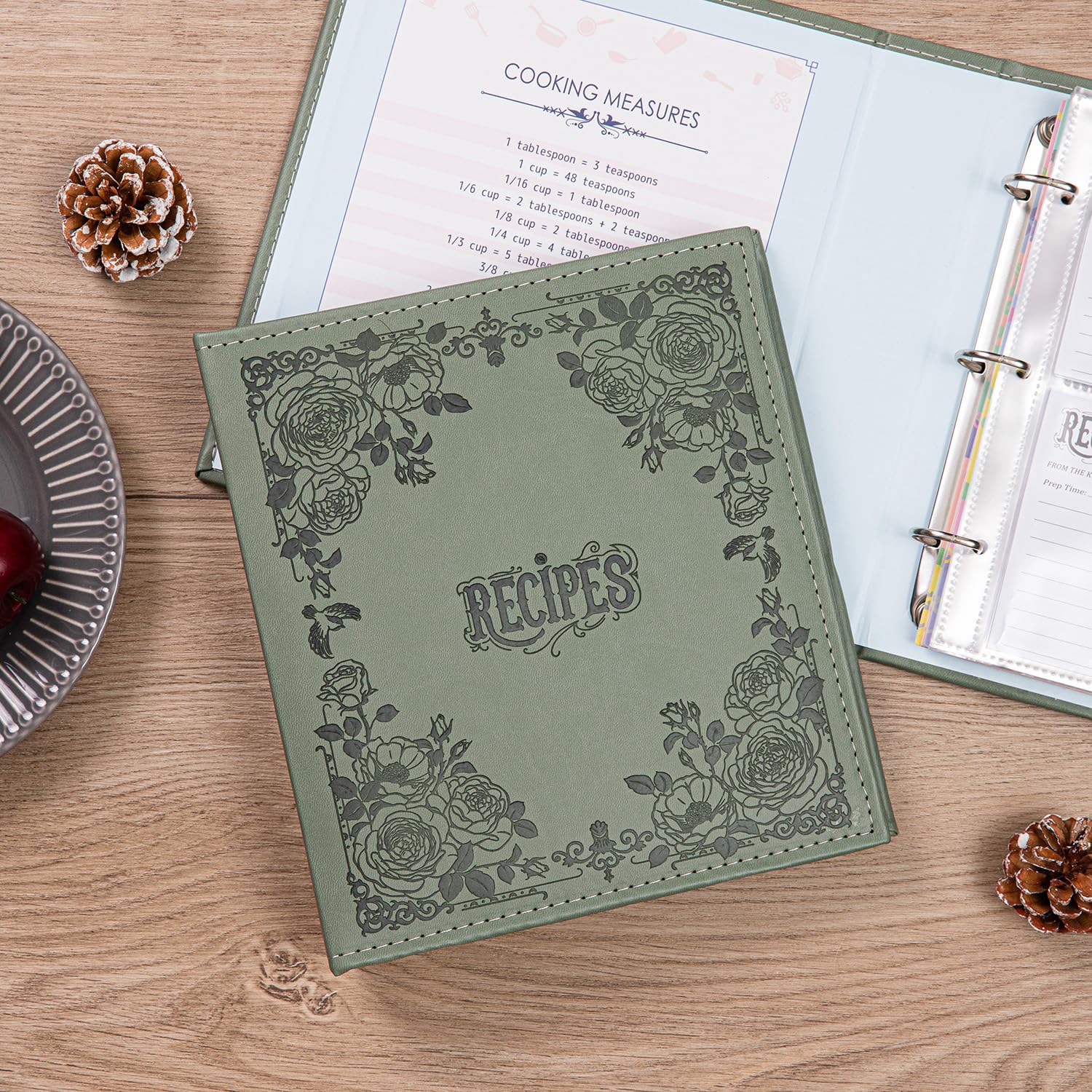 COFICE PU leather cover resists stains and wipes clean