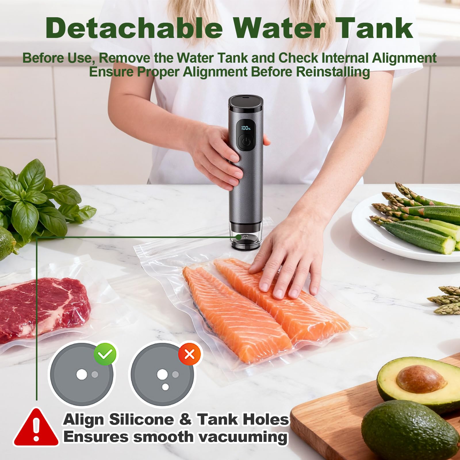 Cofun detachable water tank featured for easy cleaning and maintenance.
