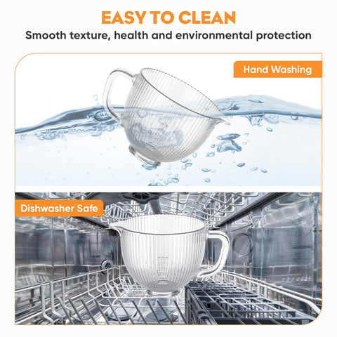 Cofun glass mixer bowl fit for KitchenAid tilt-head mixers