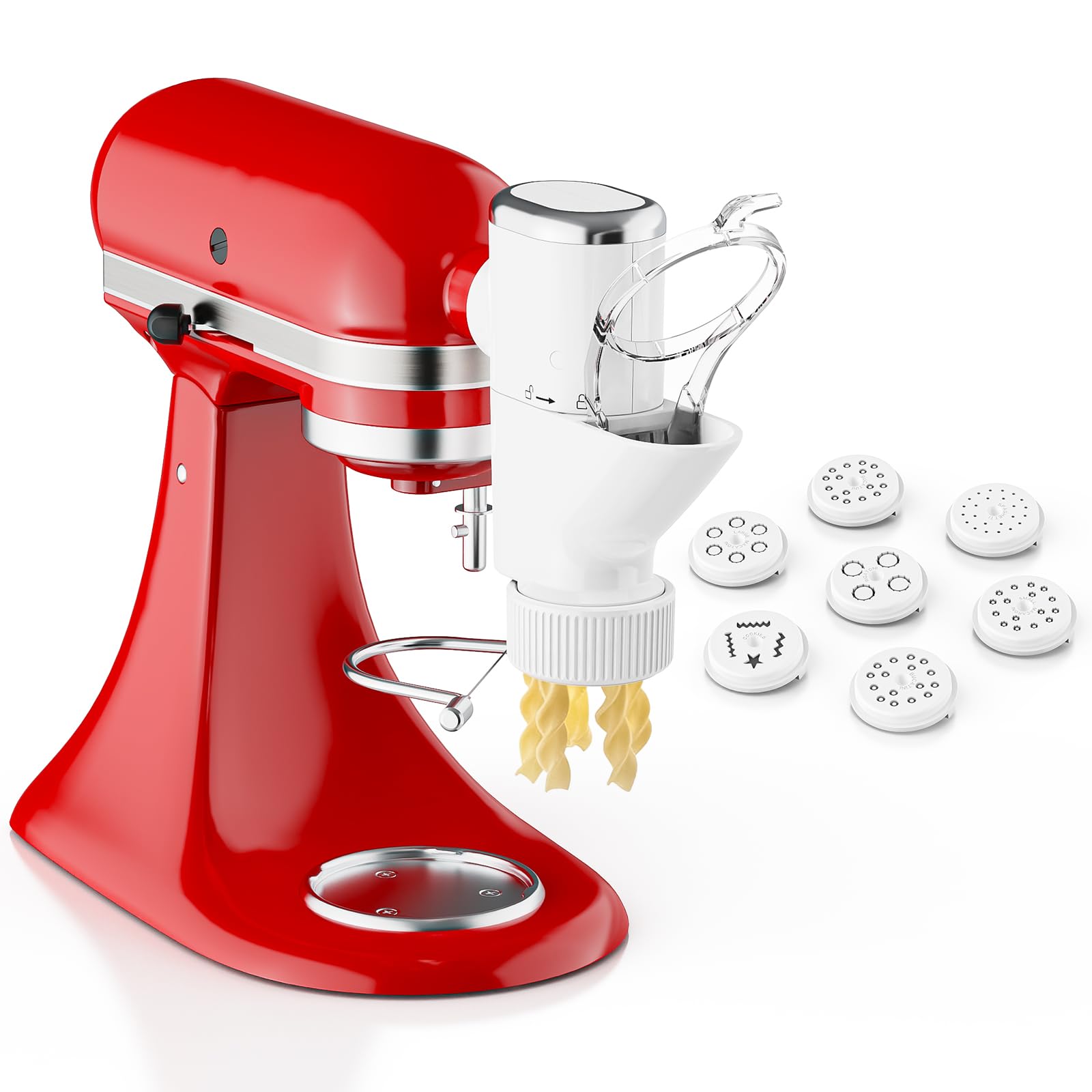 Cofun Gourmet Pasta Press with seven plates for diverse shapes